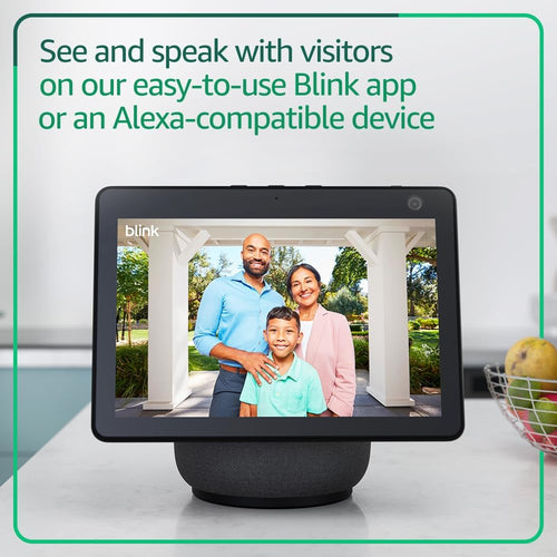 Blink Video Doorbell + Outdoor 4 XR– Wireless smart security cameras, two-year battery life, go up to 400 feet from your home with extended range. Sync Module XR included.